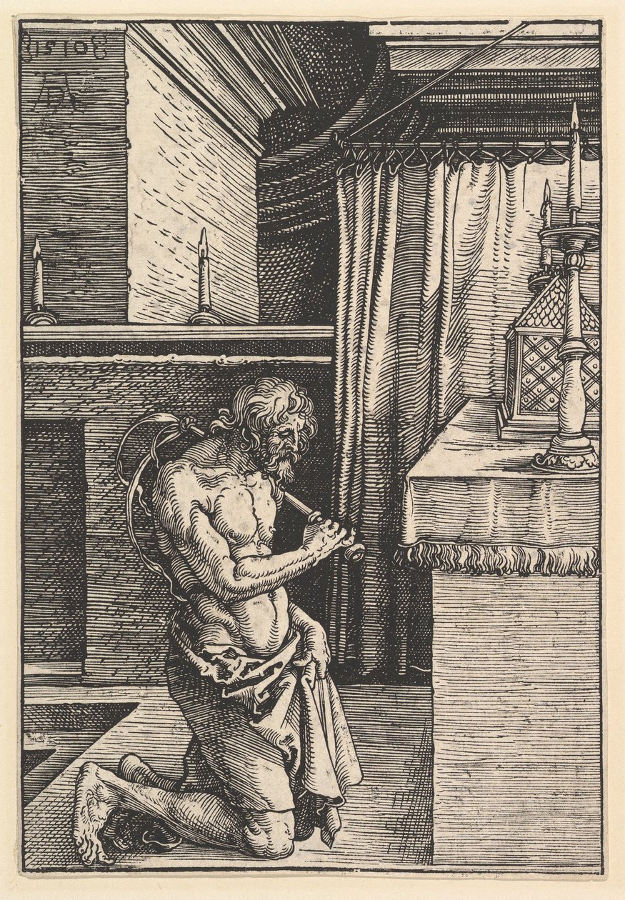 De boeteling, 1510 door Albrecht Dürer