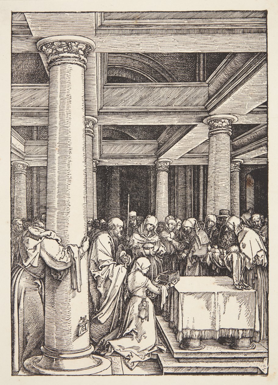De Presentatie in de Tempel door Albrecht Dürer