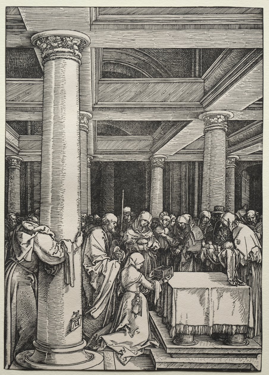 De Presentatie van Christus in de Tempel door Albrecht Dürer