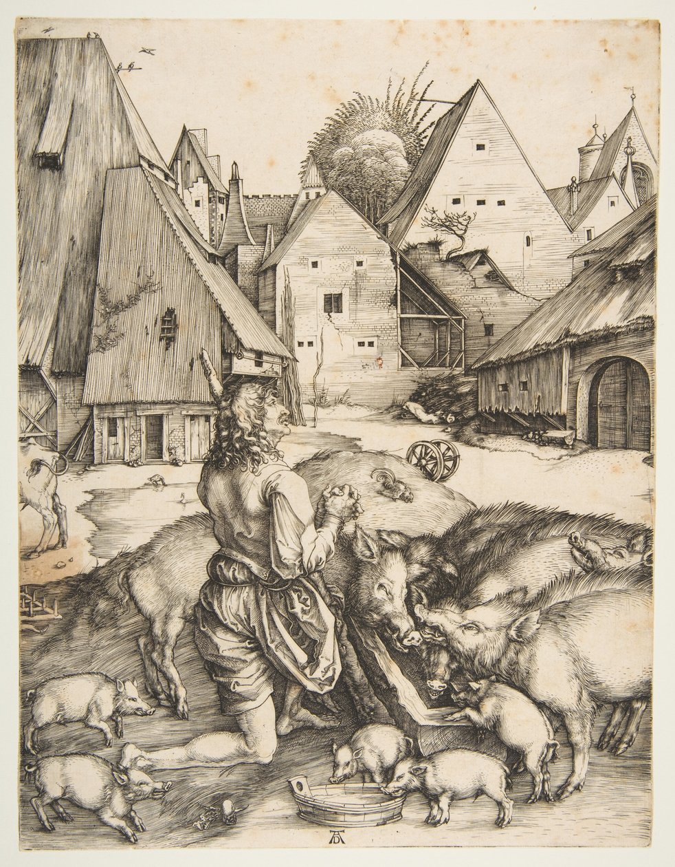 De verloren zoon door Albrecht Dürer