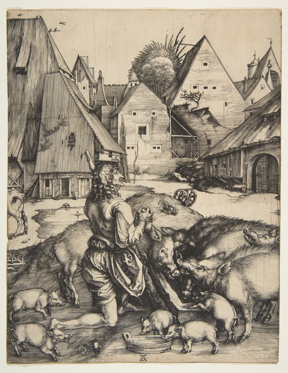 De verloren zoon door Albrecht Dürer