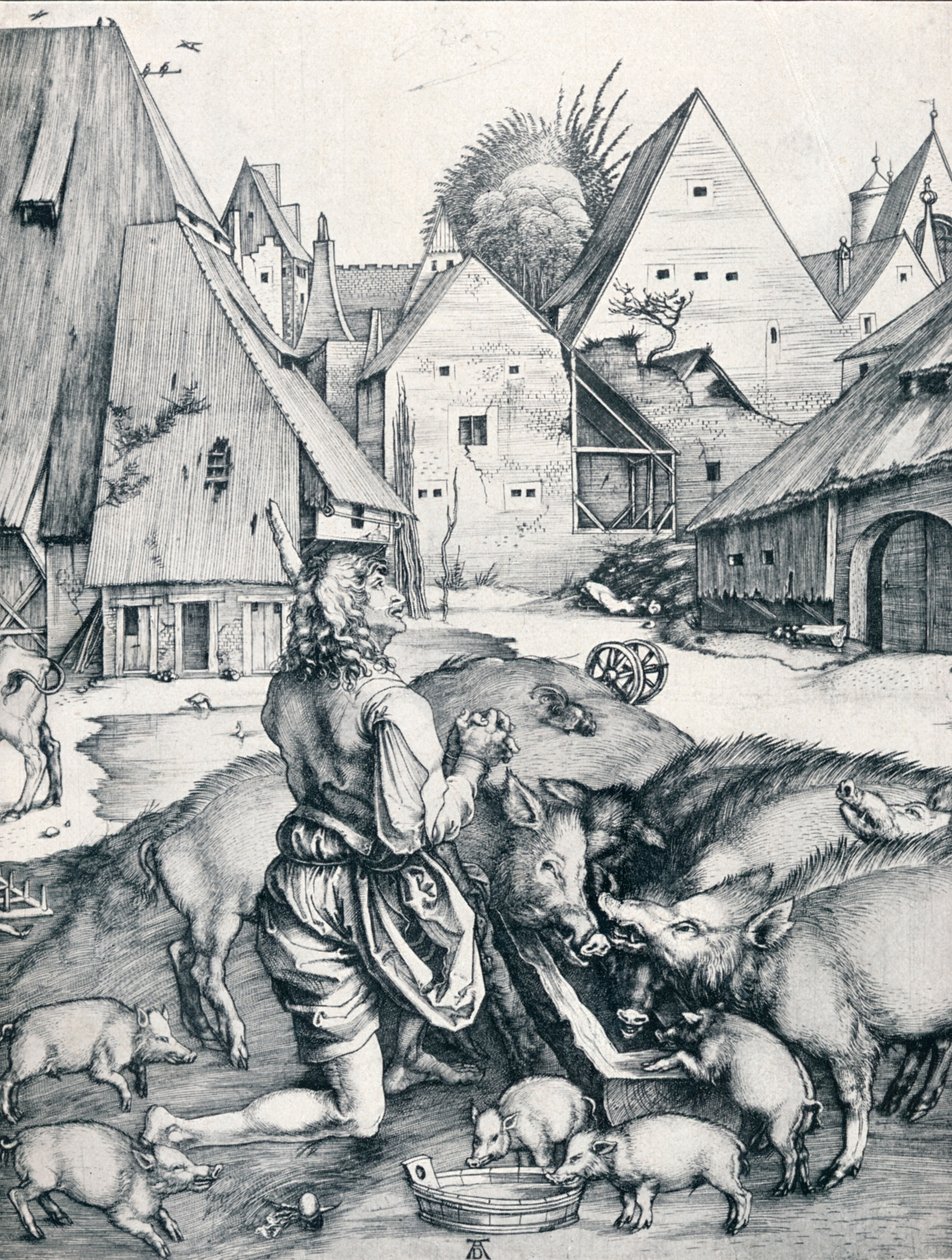 De Verloren Zoon, 1495 1906 door Albrecht Dürer