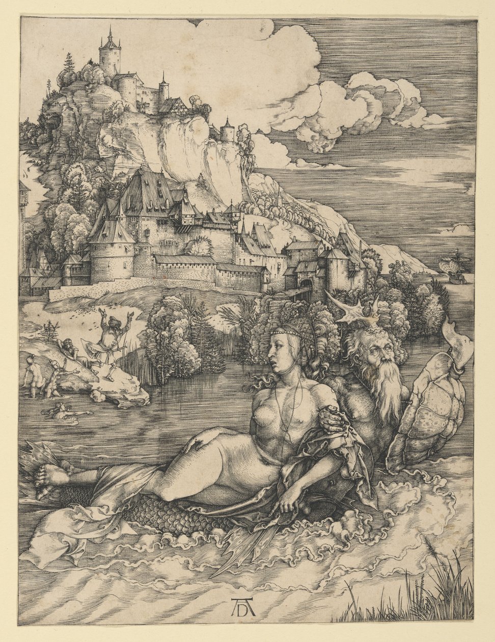 Het zeemonster door Albrecht Dürer