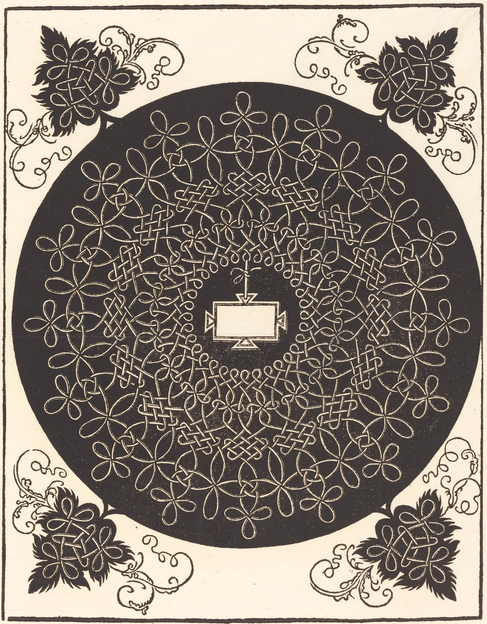 De tweede knoop (met een rechthoekige tablet) door Albrecht Dürer