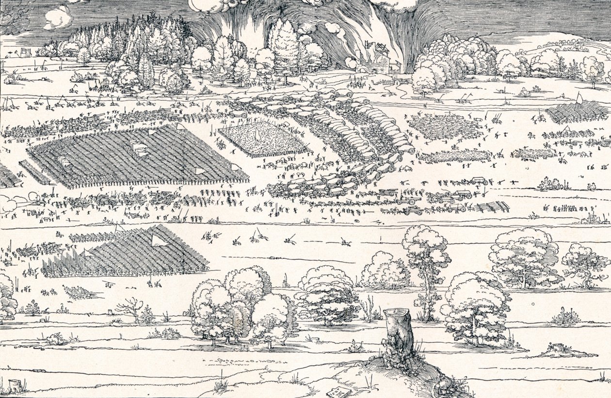 Het beleg van een fort II, 1527 1906 door Albrecht Dürer