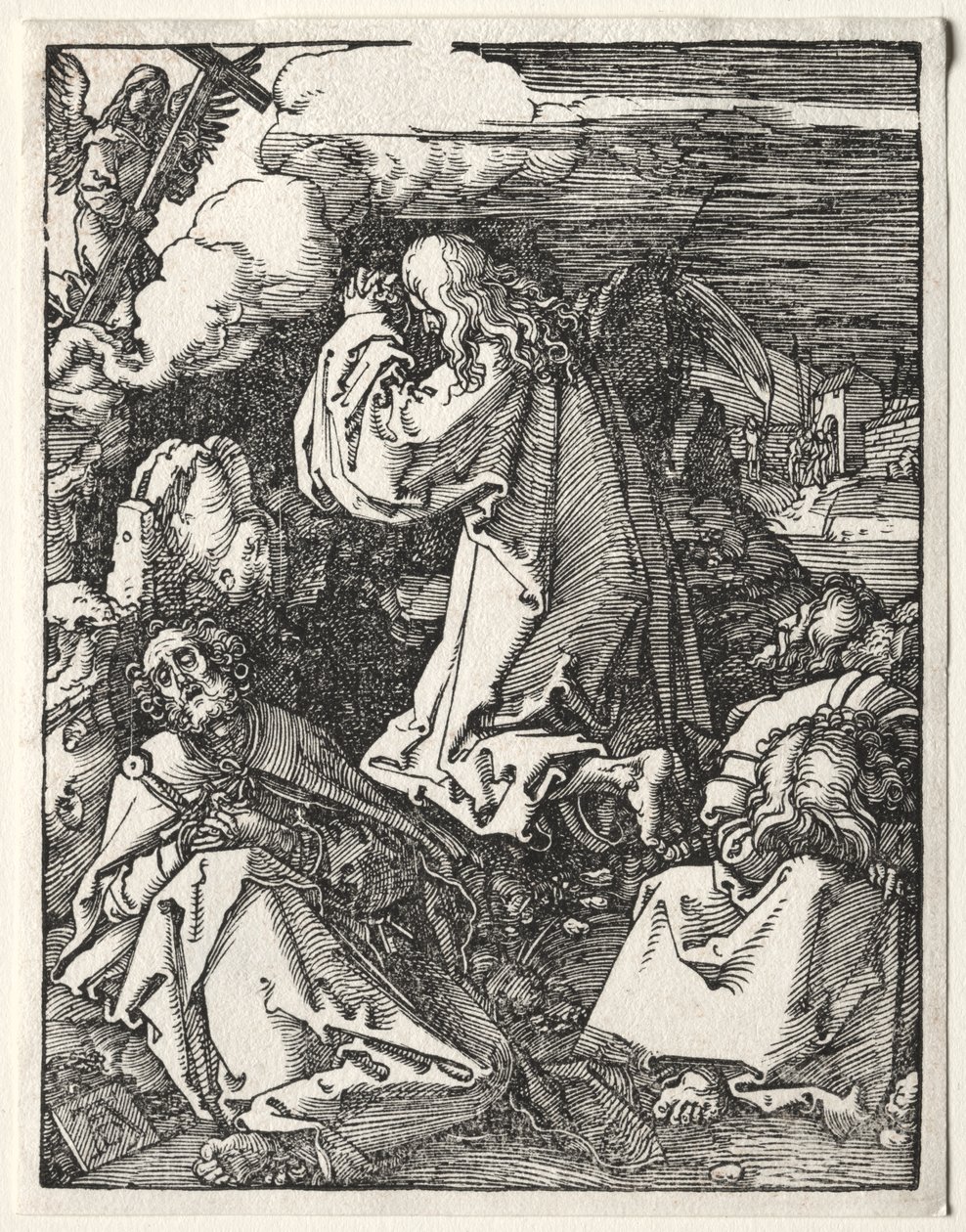 De Kleine Passie: Christus op de Olijfberg door Albrecht Dürer