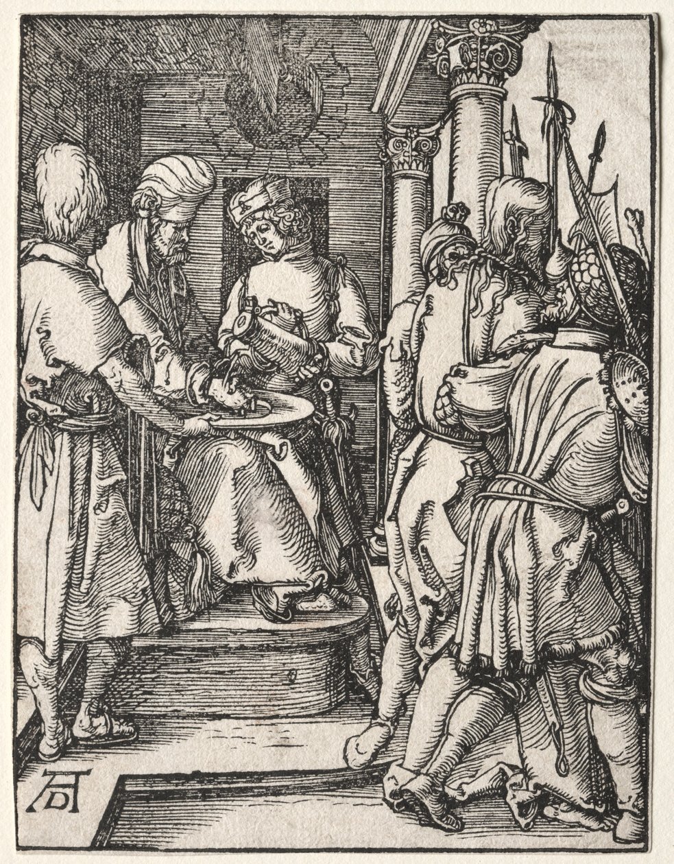 De Kleine Passie: Pilatus wast zijn handen door Albrecht Dürer