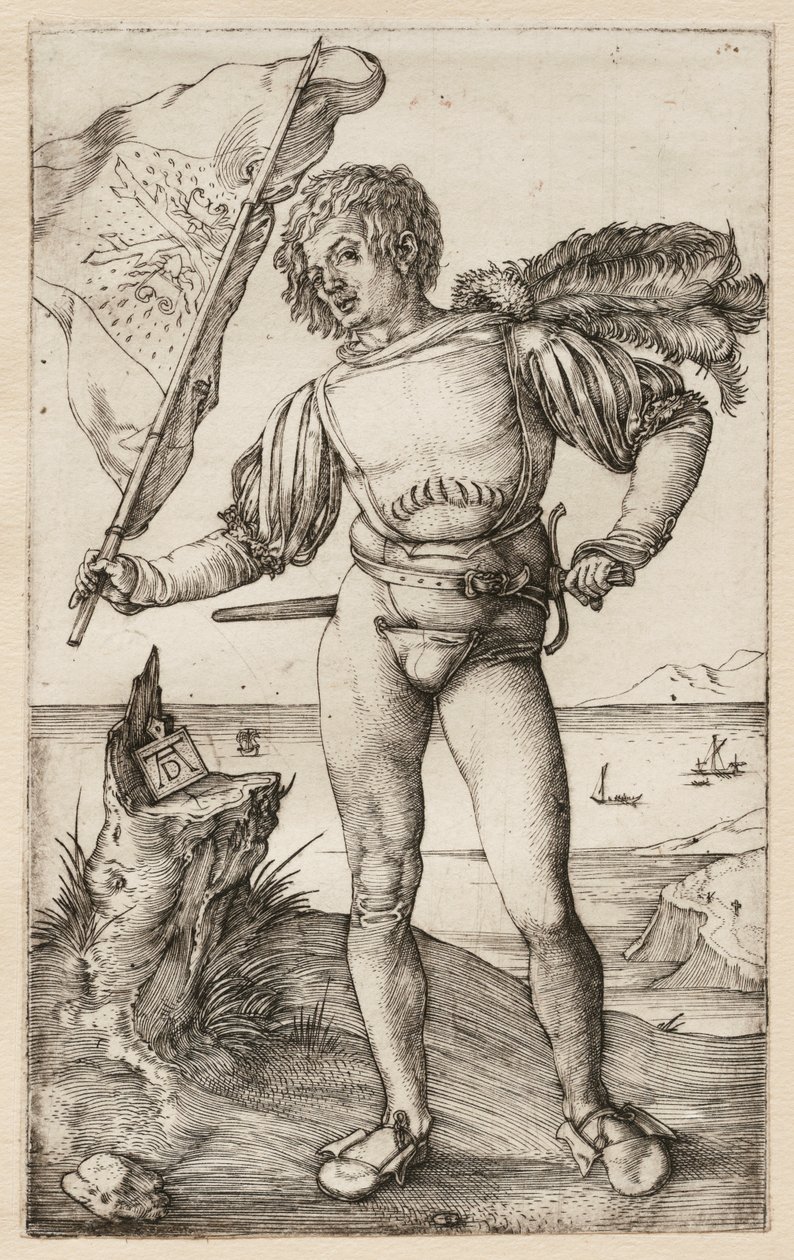 De standaarddrager door Albrecht Dürer