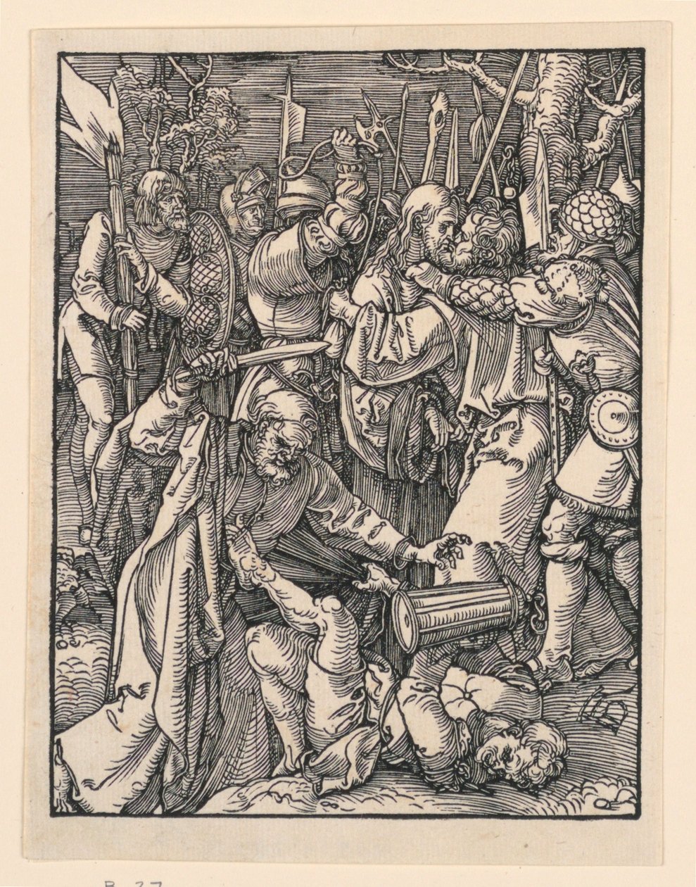 De gevangenneming van Christus, uit De Kleine Passie Serie door Albrecht Dürer