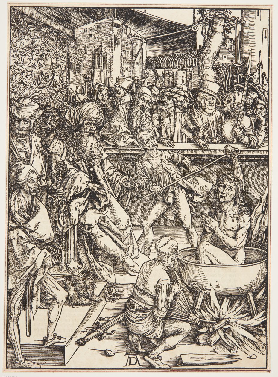 De marteling van St. Johannes de Evangelist door Albrecht Dürer