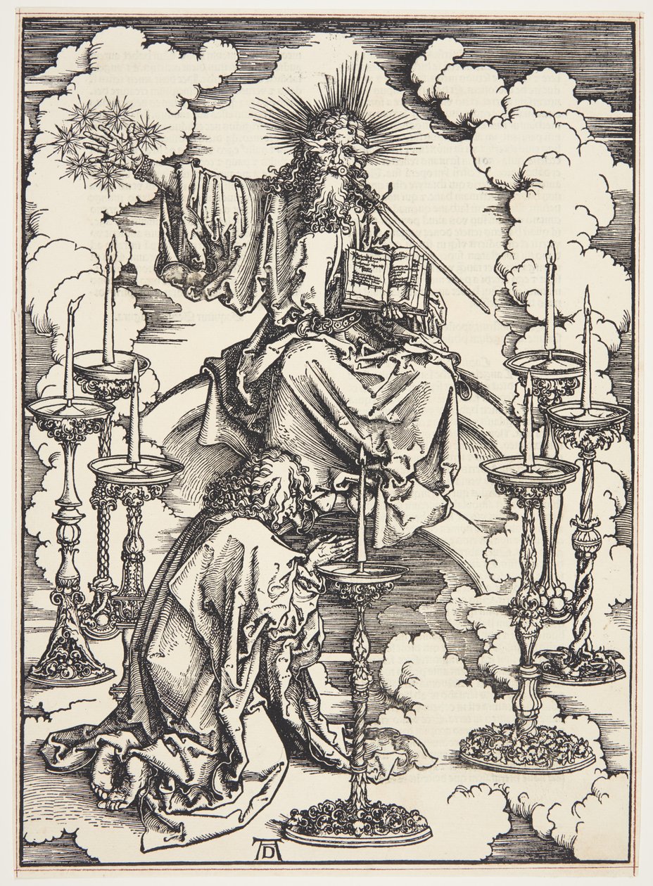 Het Visioen van de Zeven Kandelaren door Albrecht Dürer