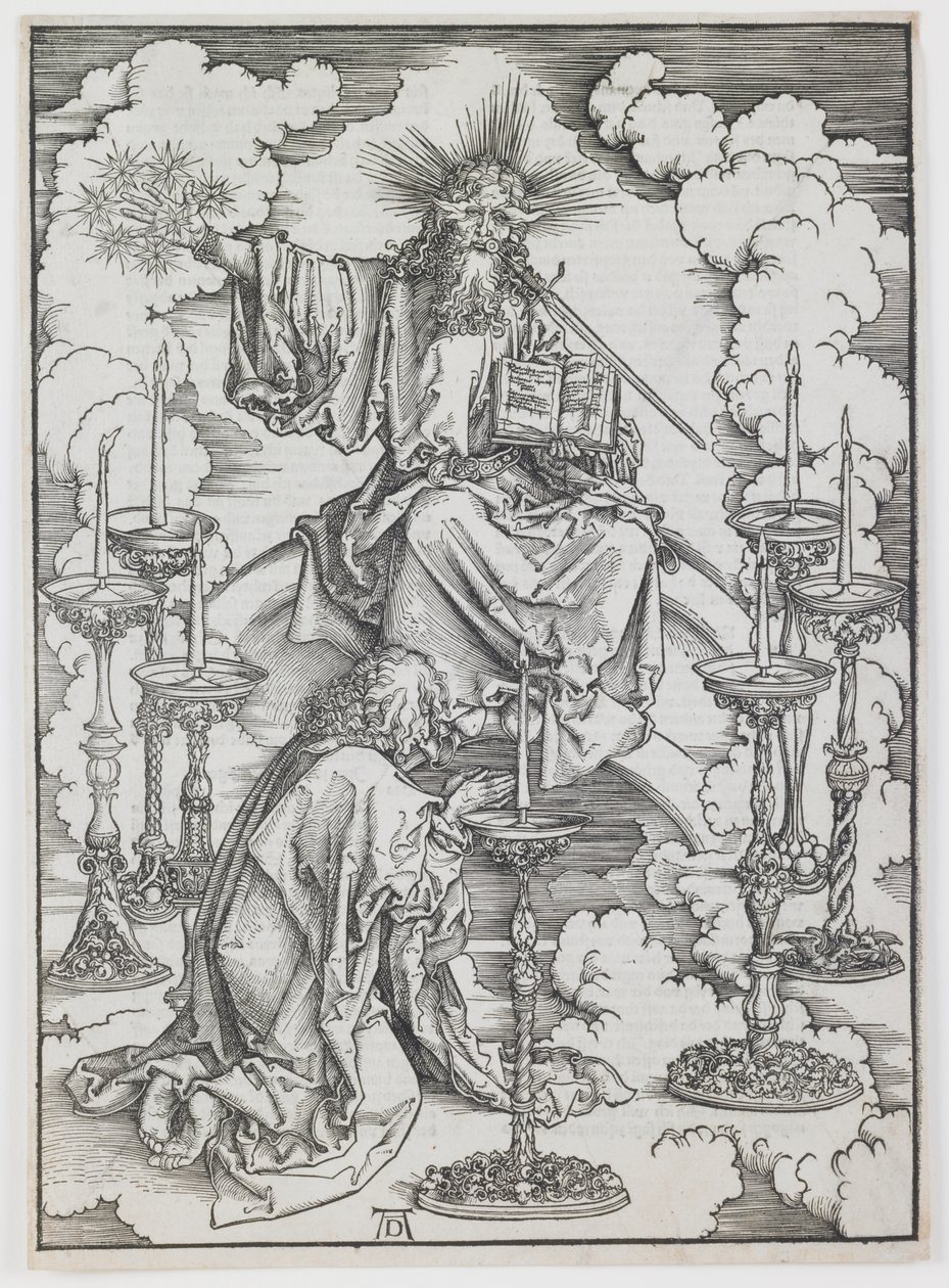 Het visioen van de zeven kandelaars, uit de serie 