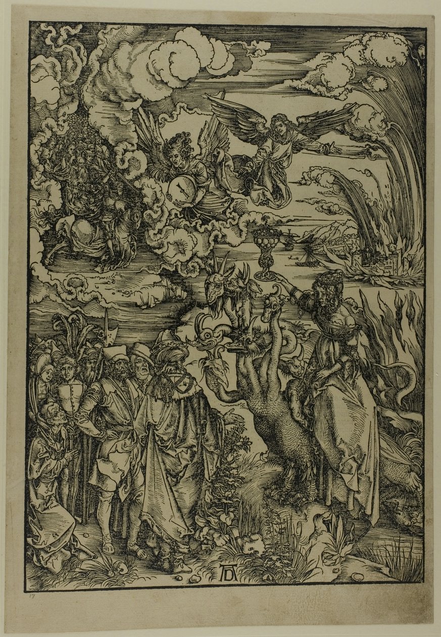 De hoer van Babylon, uit De Apocalyps door Albrecht Dürer