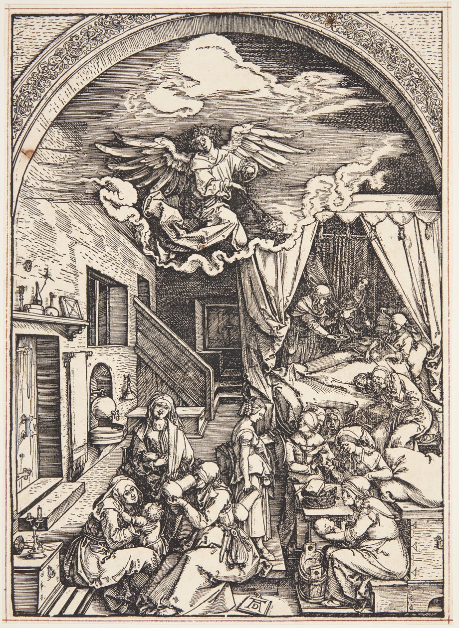 De geboorte van de Maagd door Albrecht Dürer