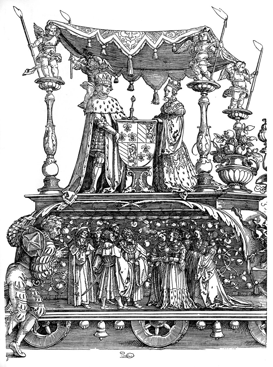 Triomfantelijke terugkeer van Maximiliaan I, 1515 door Albrecht Dürer