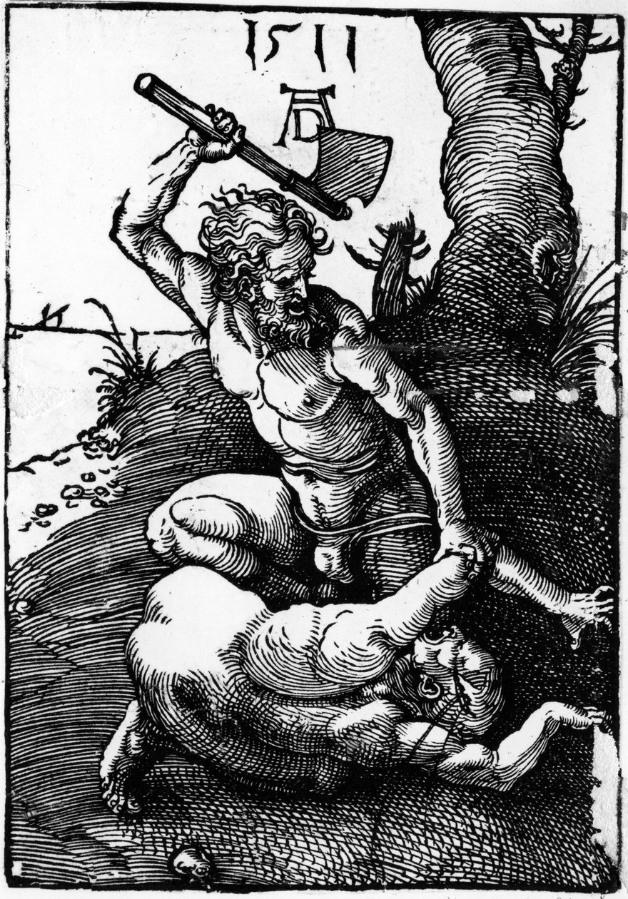 Kaïn doodt Abel door Albrecht Dürer or Duerer
