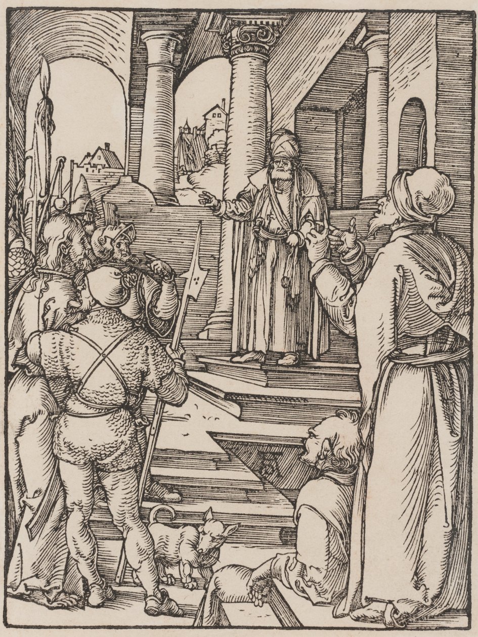 Christus voor Annas door Albrecht Dürer