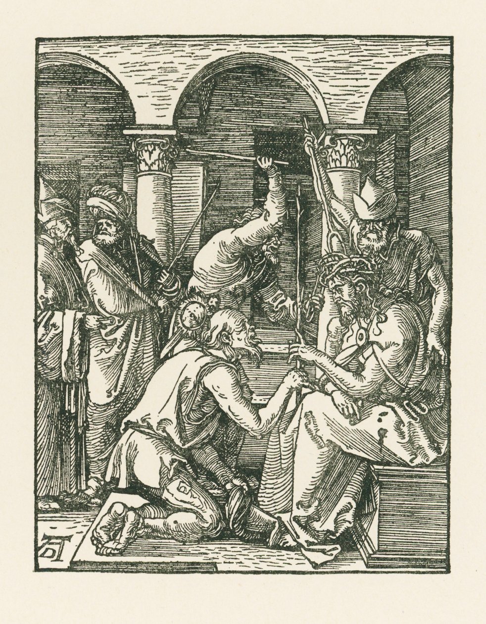 Christus gekroond met doornen, c.1509 (houtsnede) door Albrecht Dürer or Duerer
