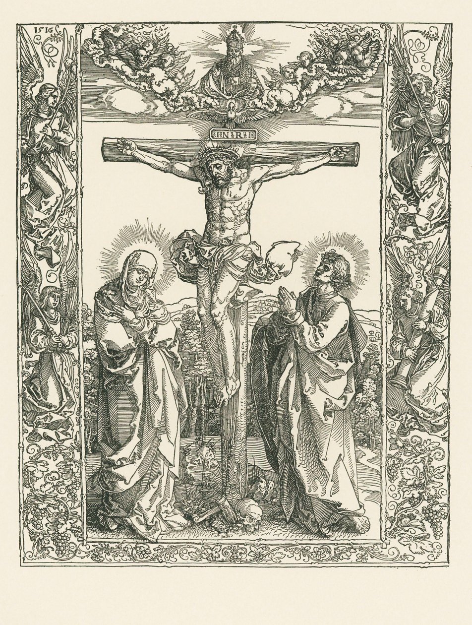 Christus aan het kruis door Albrecht Dürer or Duerer