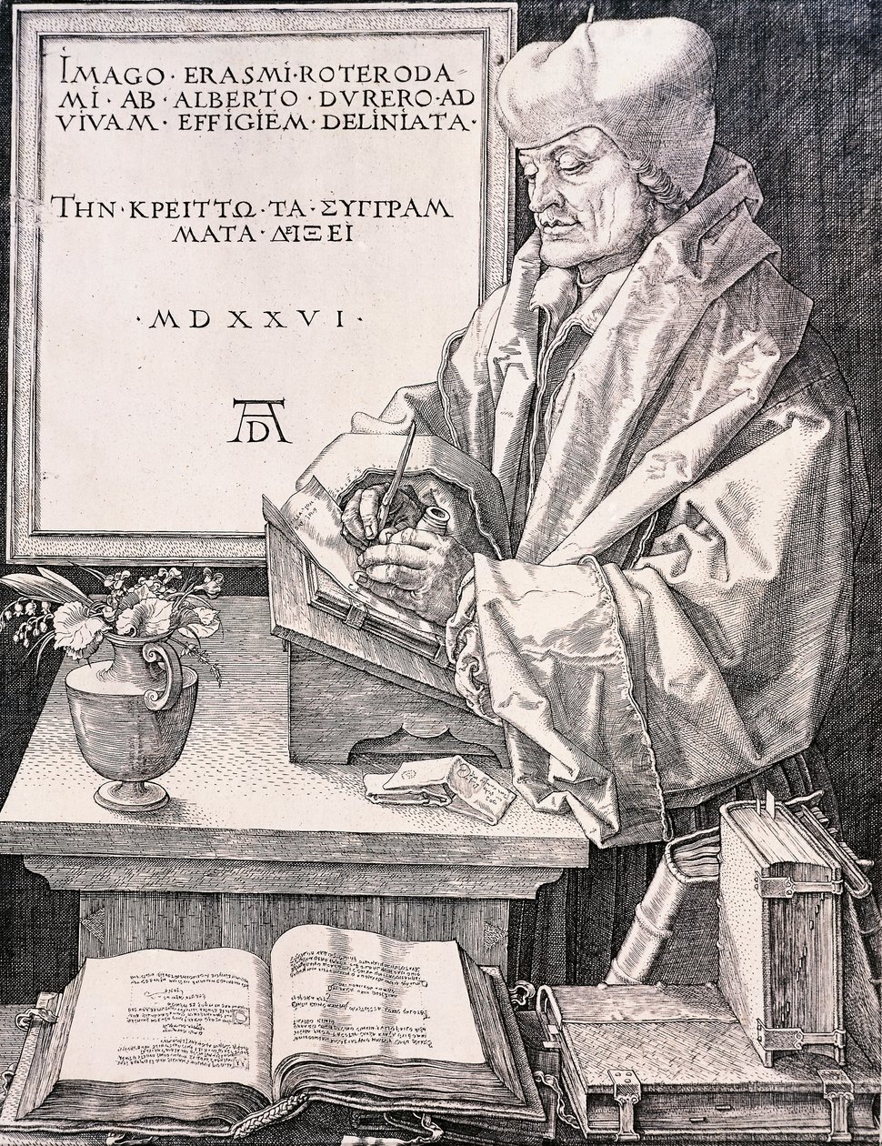 Erasmus van Rotterdam door Albrecht Dürer