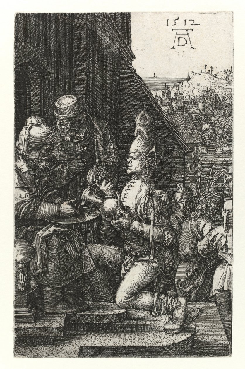 Pilatus wast zijn handen, 1512 door Albrecht Dürer