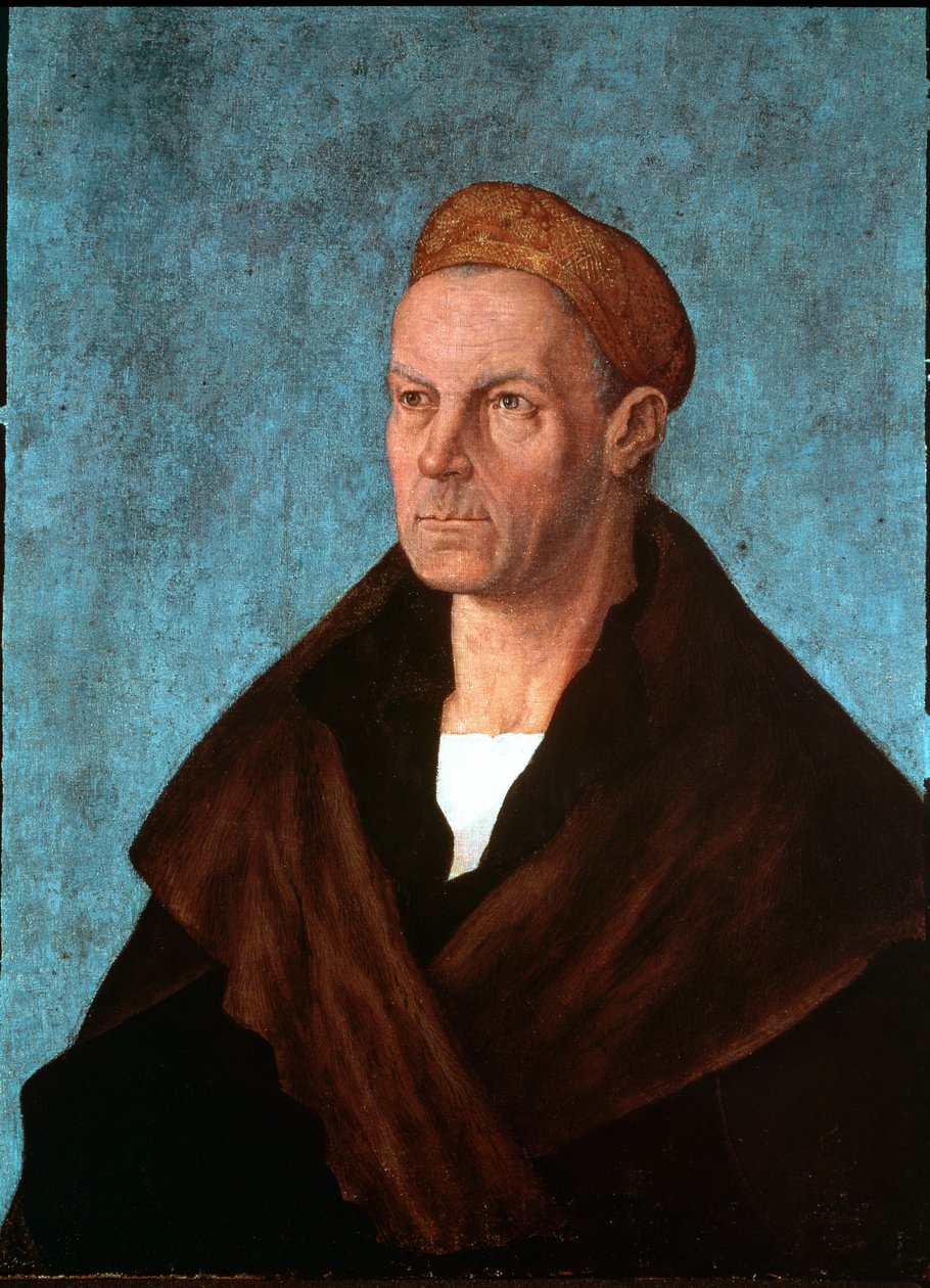 Portret van de Duitse bankier Jakob II Fugger door Albrecht Dürer