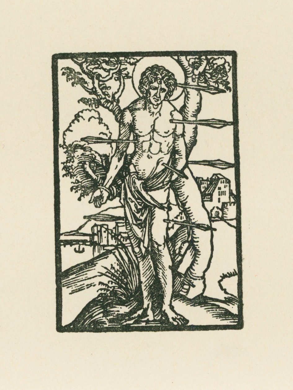 Sint Sebastiaan door Albrecht Dürer or Duerer
