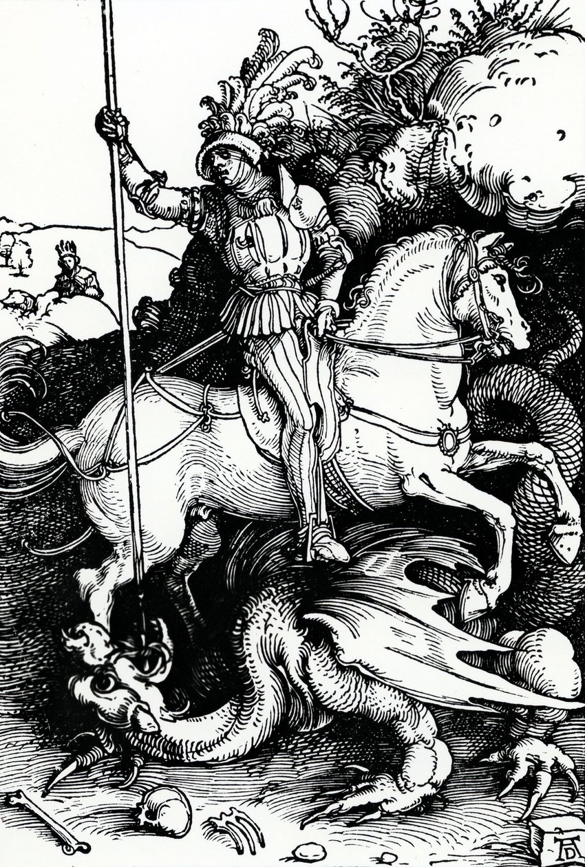 Sint-Joris en de Draak door Albrecht Dürer