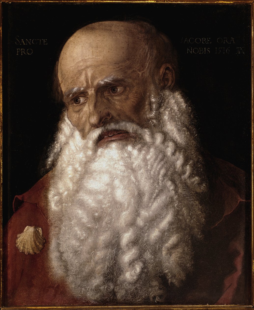 Sint Jacobus, zoon van Zebedeüs door Albrecht Dürer