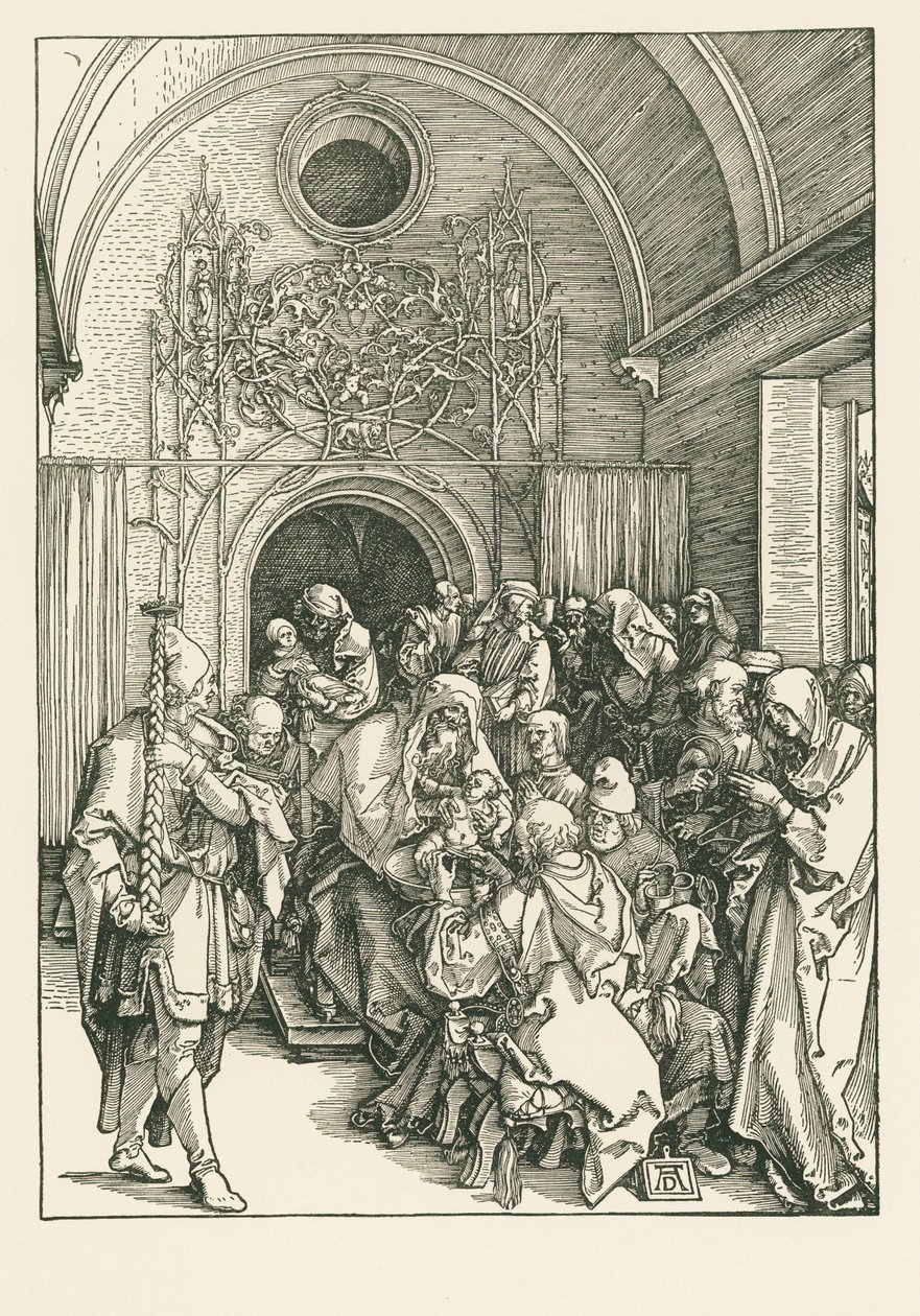 De besnijdenis van Christus, c.1504 (houtsnede) door Albrecht Dürer or Duerer