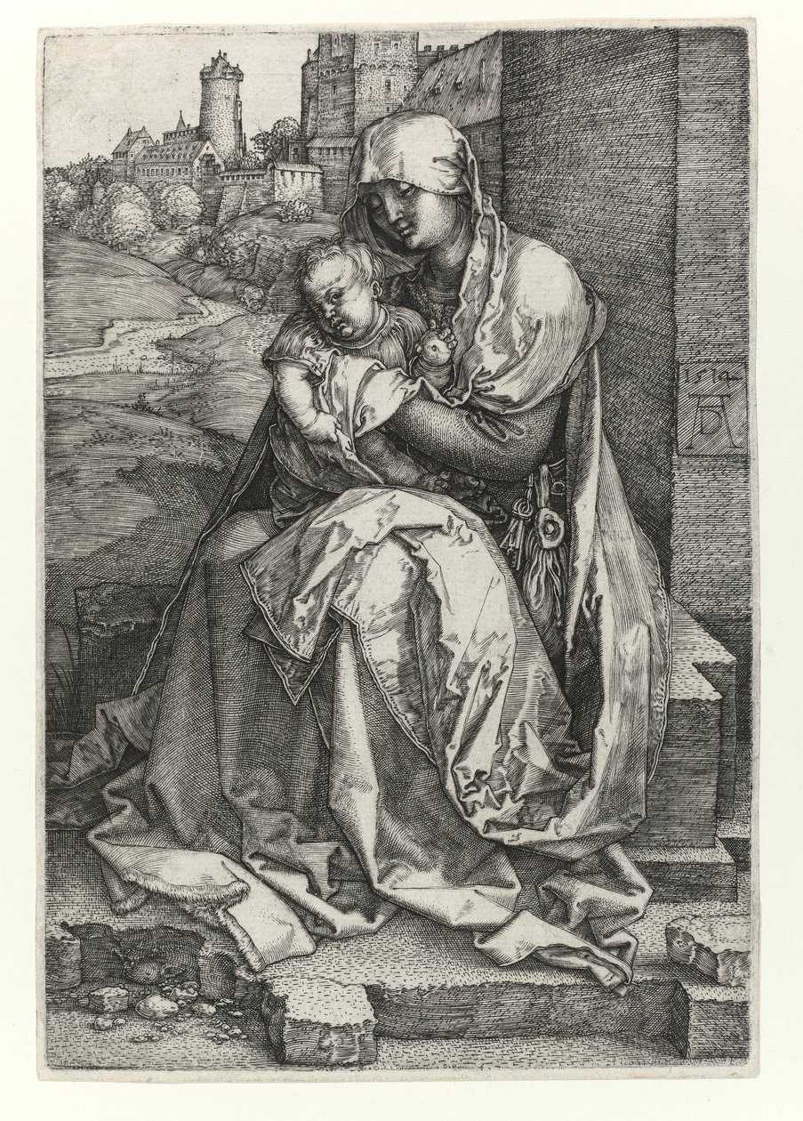 De Madonna van de Muur, 1514 door Albrecht Dürer