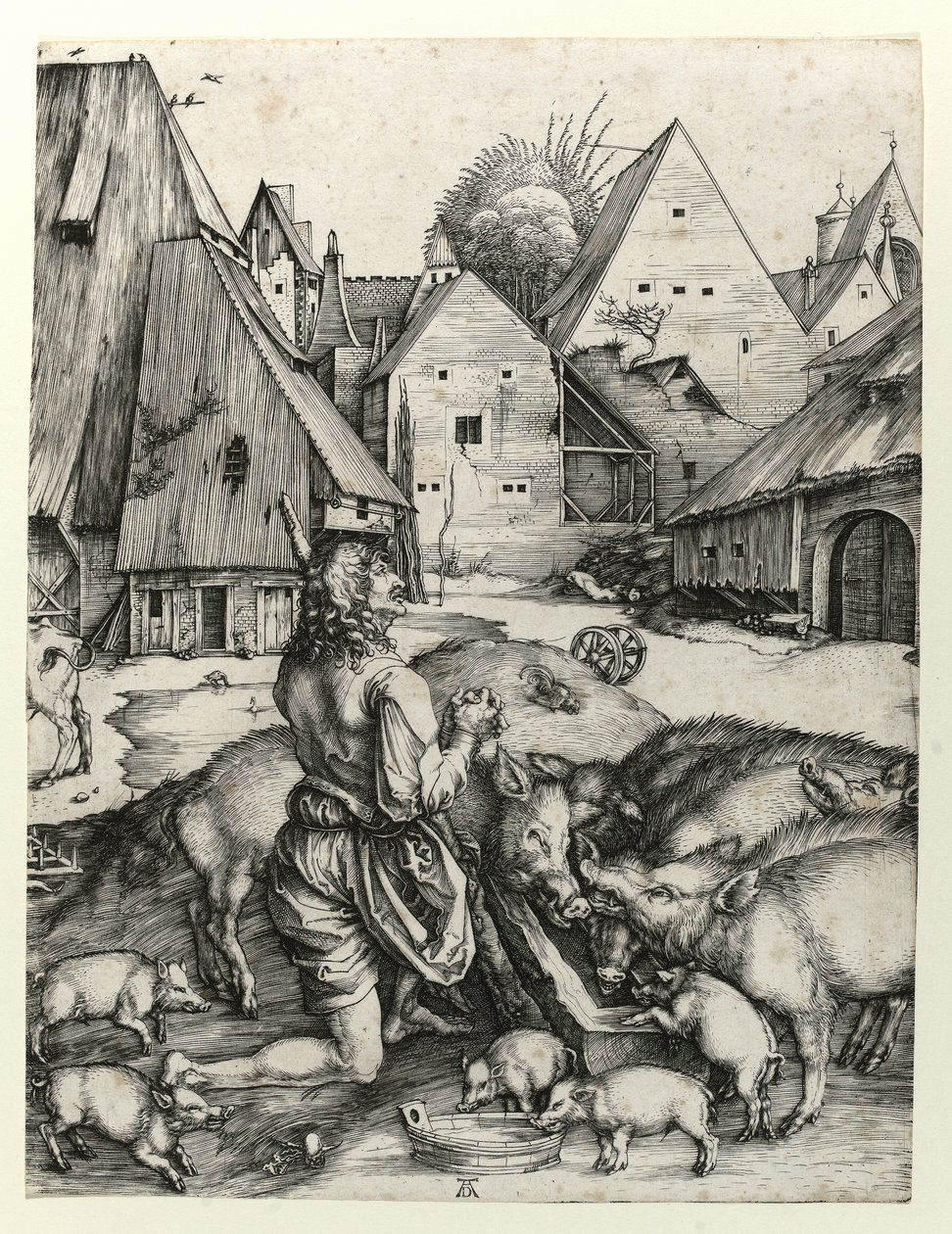 De verloren zoon door Albrecht Dürer