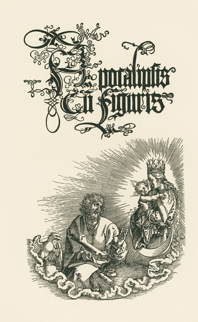 Titelpagina van de tweede Latijnse editie van 1511 (houtsnede) door Albrecht Dürer or Duerer