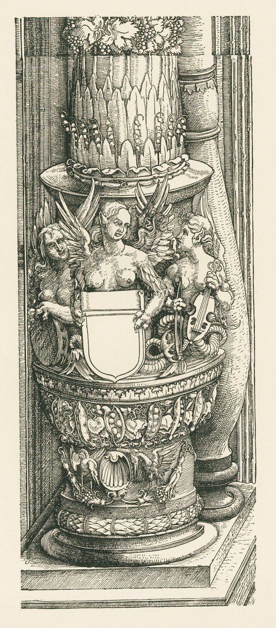 Triomfboog voor keizer Maximiliaan I door Albrecht Dürer or Duerer