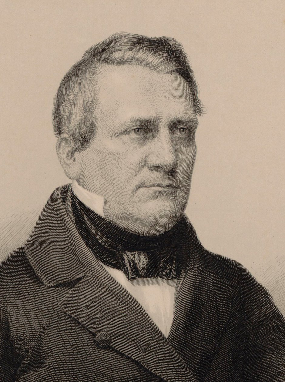 Portret van de Componist Franz Lachner 1803-1890, 1850 door Albrecht Fürchtegott Schultheiss