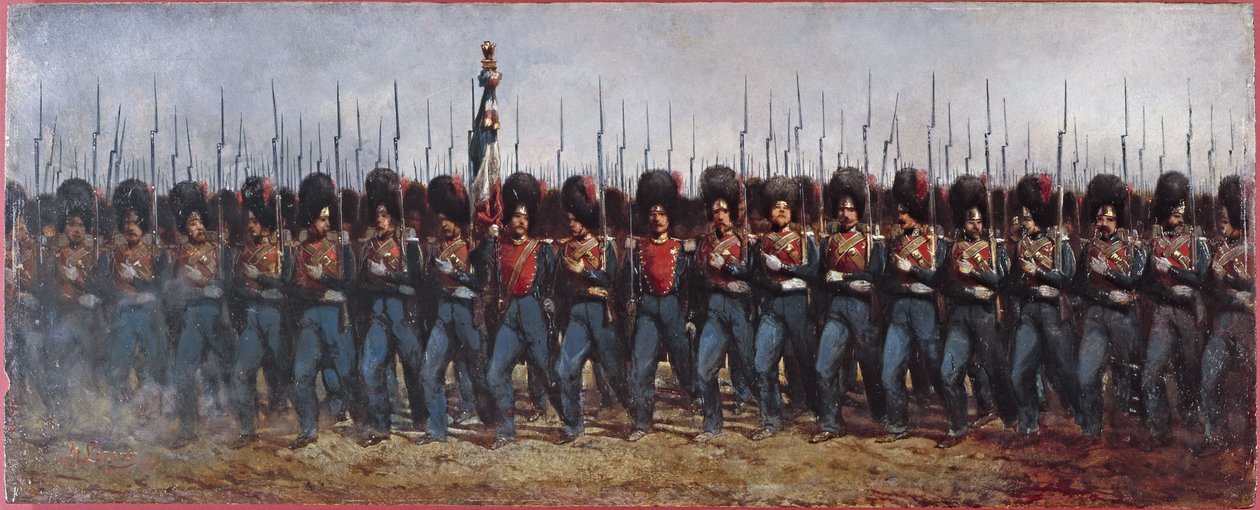 Parade van de Seine Gendarmerie door Alcide Joseph Lorentz