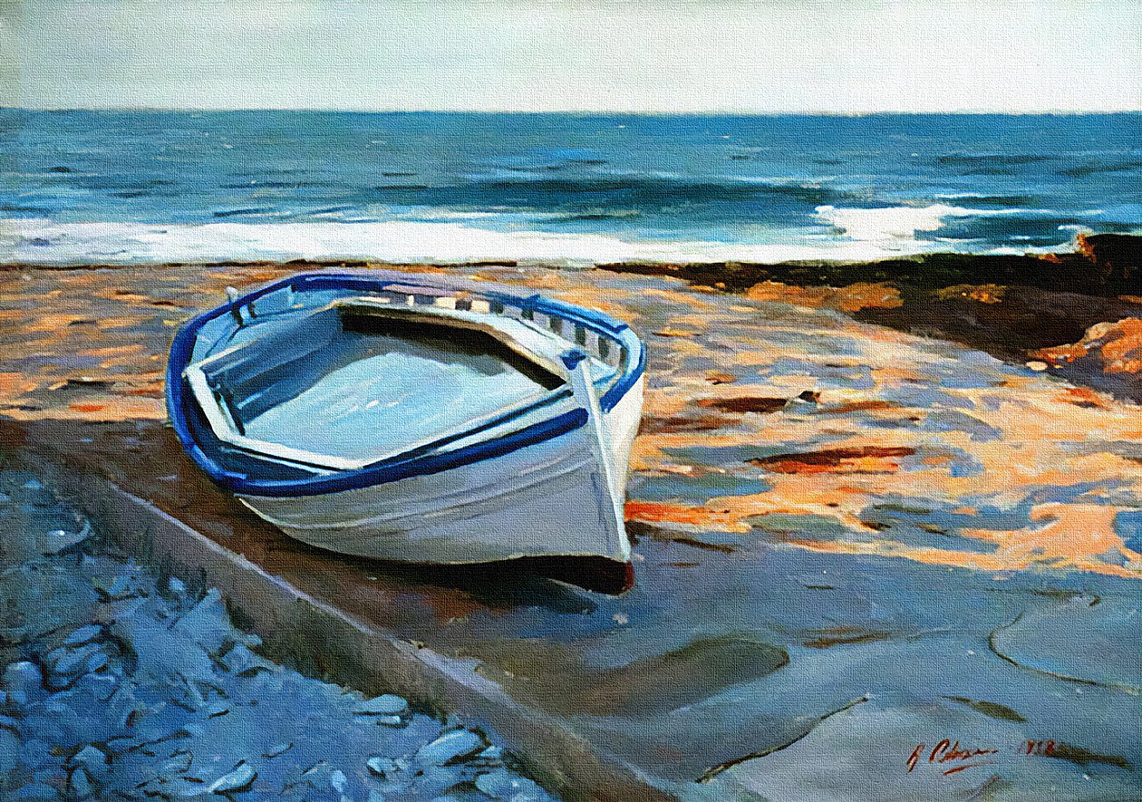 La barca door Alejandro Cabeza