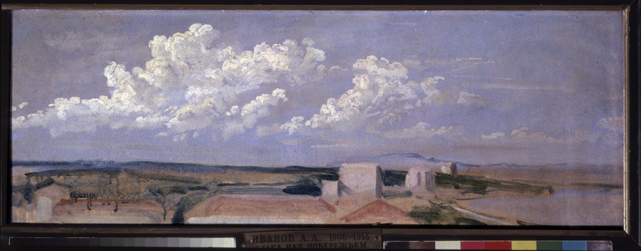 Wolken boven de zeekust door Aleksandr Andreevich Ivanov