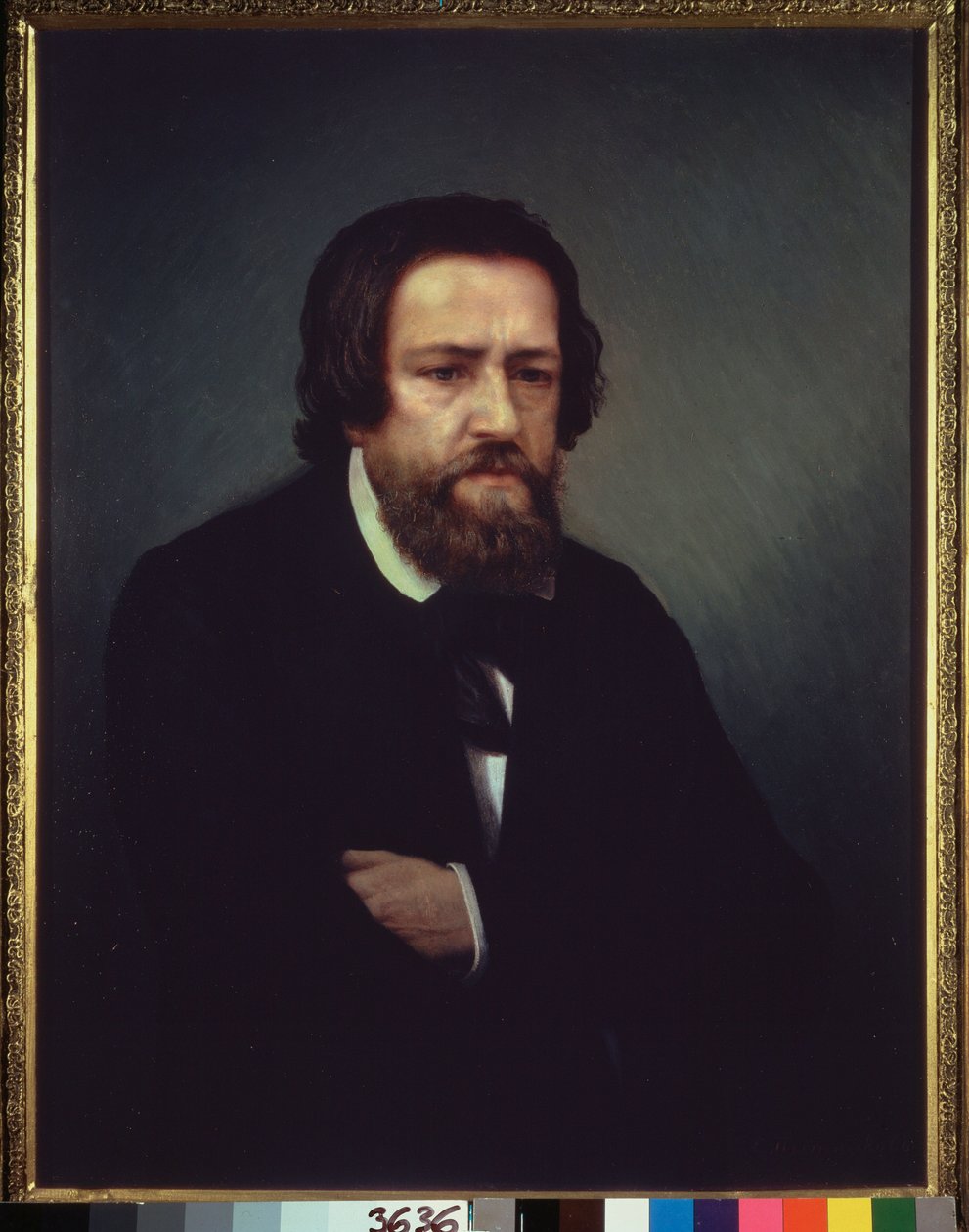 Portret van de kunstenaar Alexander Ivanov door Aleksandr Andreevich Ivanov