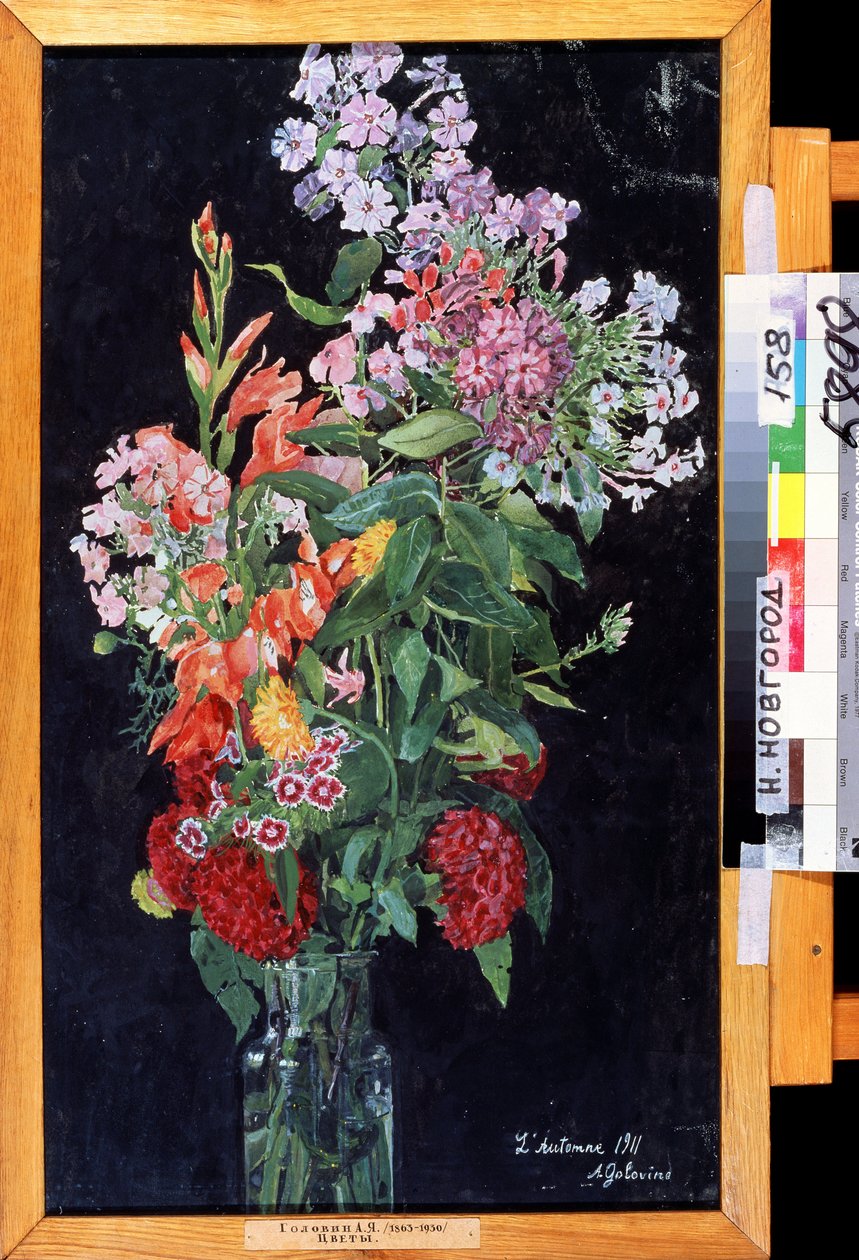Boeket bloemen door Aleksandr Jakovlevic Golovin