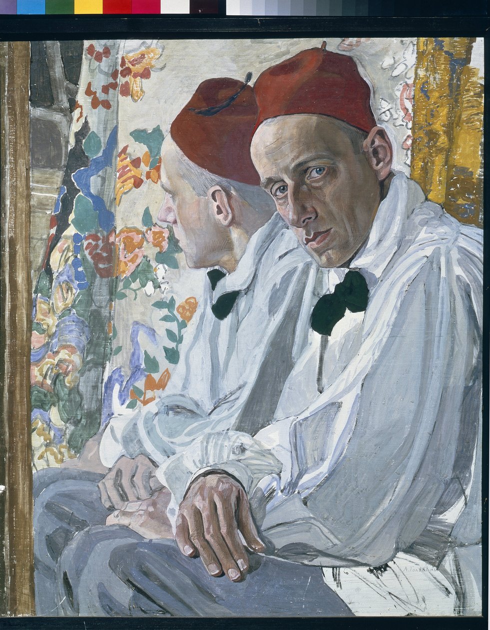Portret van de theaterproducent Vsevolod Meyerhold (1874-1940) door Aleksandr Jakovlevic Golovin
