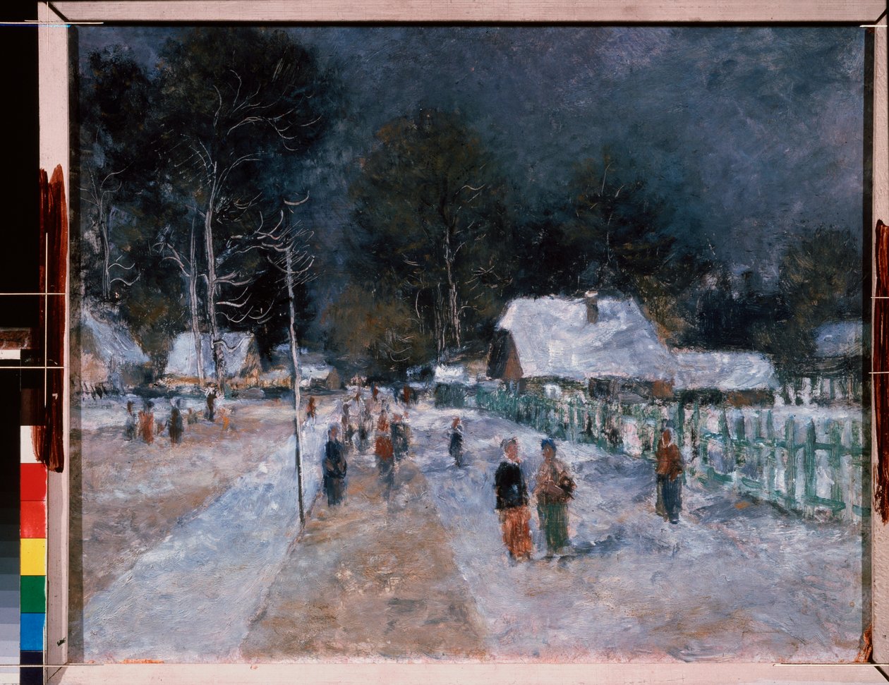 Winter door Aleksandr Vasilievich Shevchenko