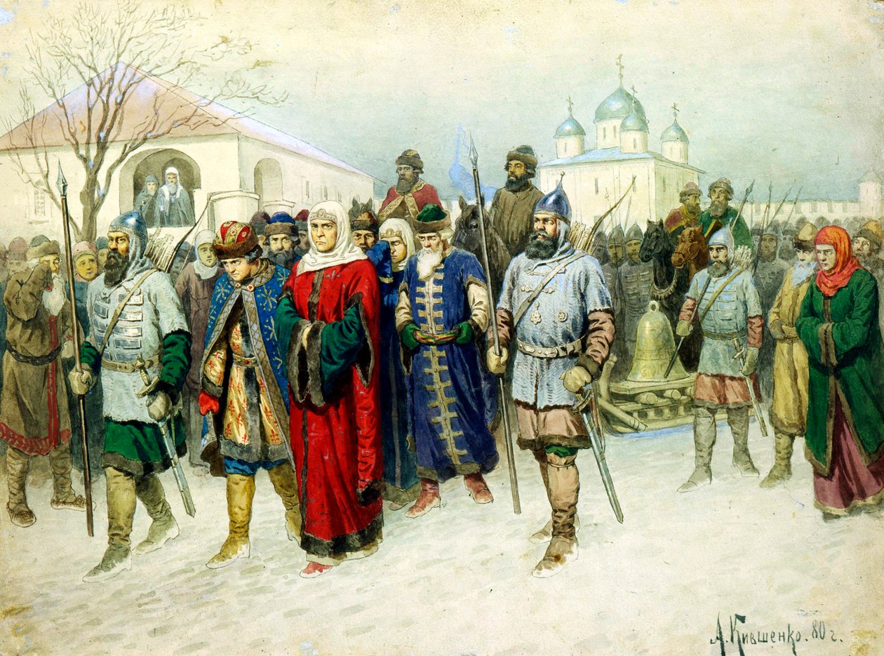 Martha de Burgemeesteres Begeleid naar Moskou door Aleksey Kivshenko
