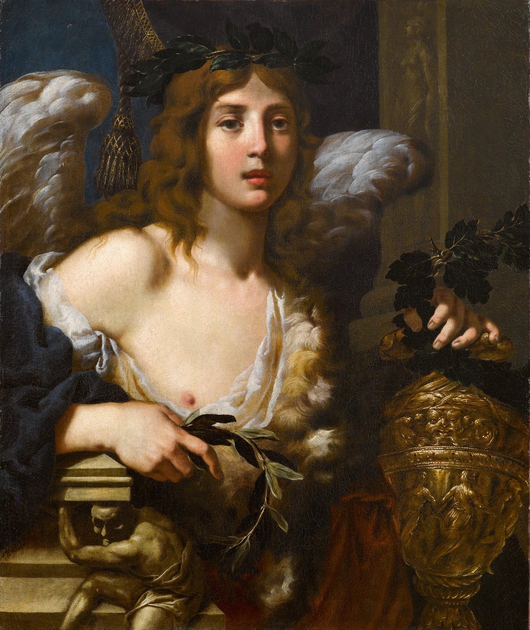 Allegorie op de deugd van de liefde door Alessandro Rosi