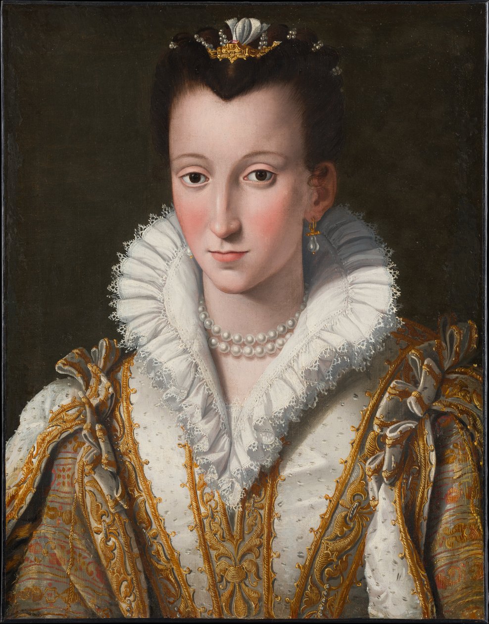 Portret van Eleonora di Garzia di Toledo, ook wel Dianora () genoemd door Alessandro Allori