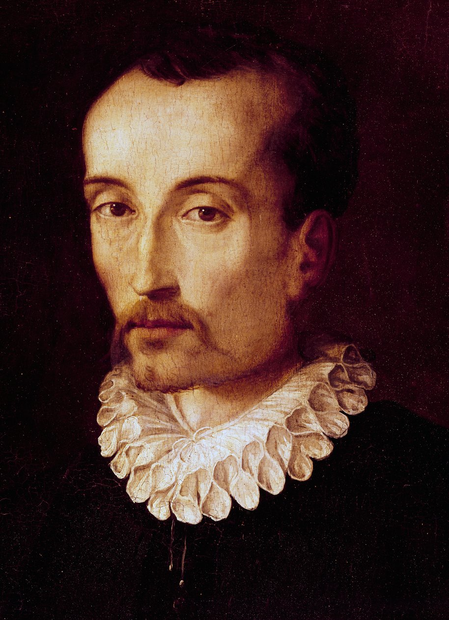 Portret van Torquato Tasso (Sorrento) door Alessandro Allori