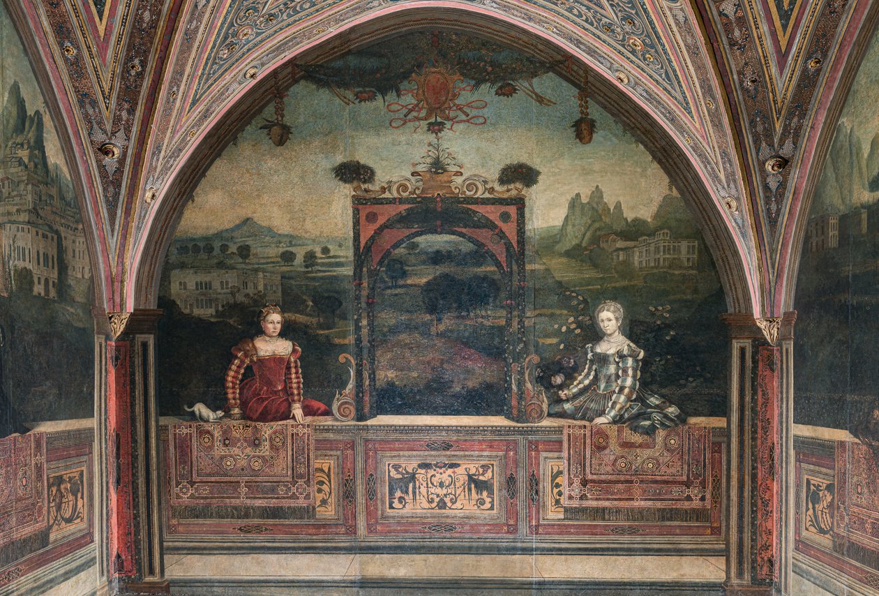 Kleine kamer van de edele dames door Alessandro Bonvicino Moretto