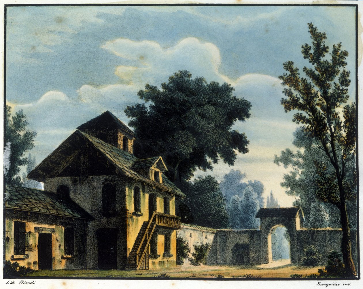 Scenografie voor Scene 2 van Act II van de opera 