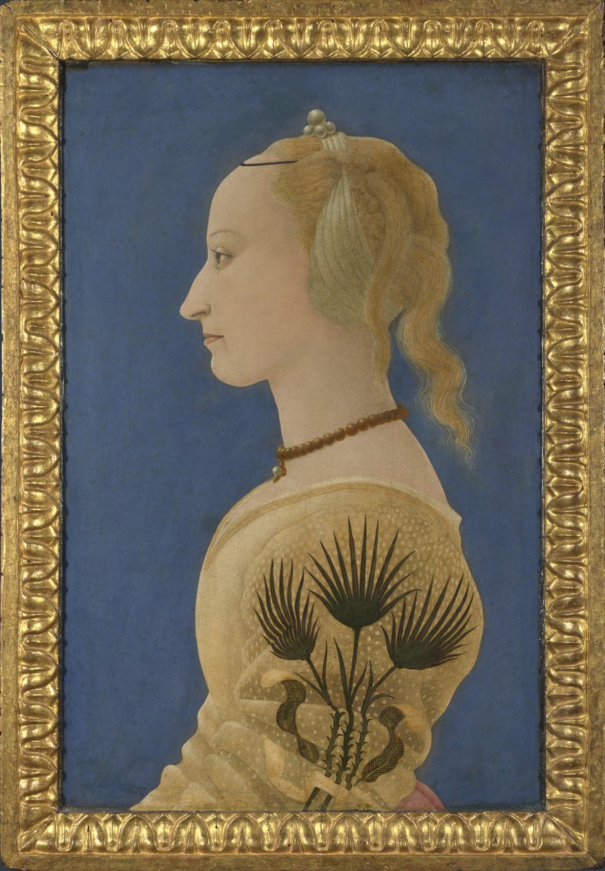 Portret van een Dame, ca 1465 door Alesso Baldovinetti