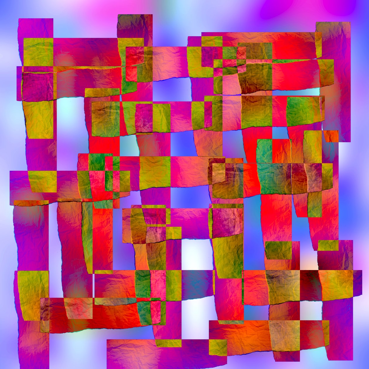 Kristal geometrische structuur, 2019 door Alex Caminker